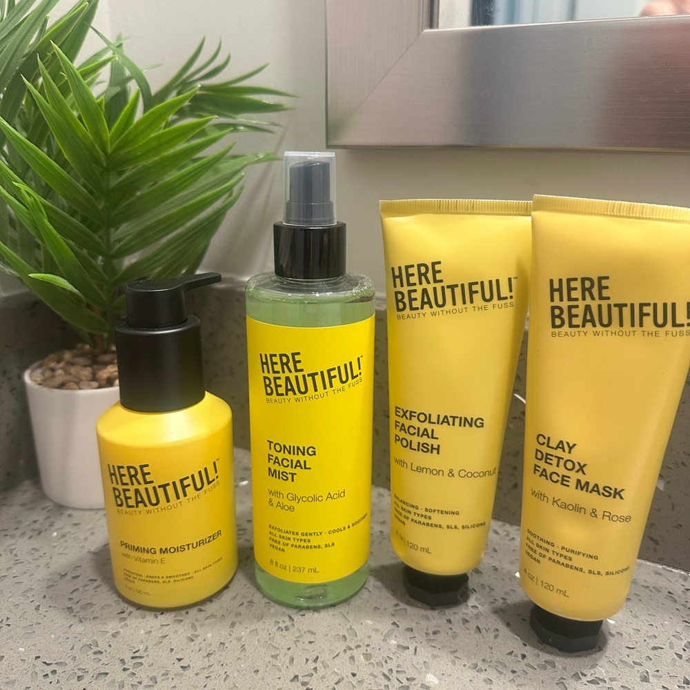 Here Beautiful! Skincare Set of Four Products